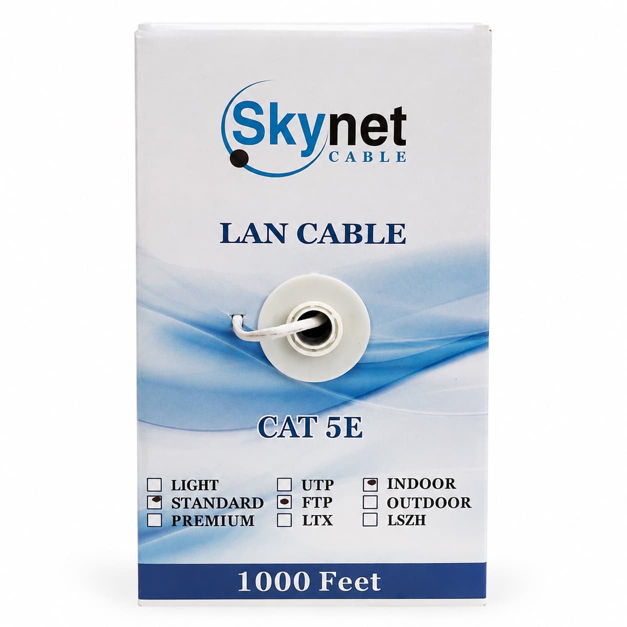 Витая пара SkyNet Standard кат.5е F/UTP4 CU 24AWG PVC, серый, 305 м