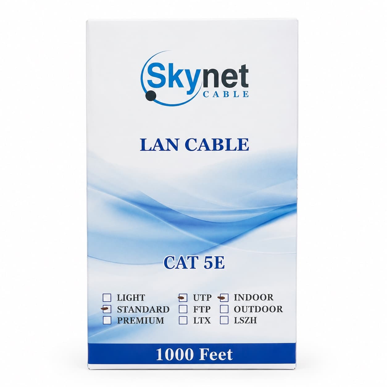 Витая пара SkyNet Standard кат.5е U/UTP4 CU 24AWG PVC, серый, 305 м