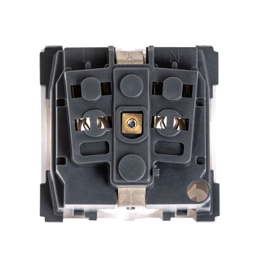 Розетка электрическая Maxicord Mosaic 45x45, нем. ст., 2K+3, 16A, белая — изображение 3