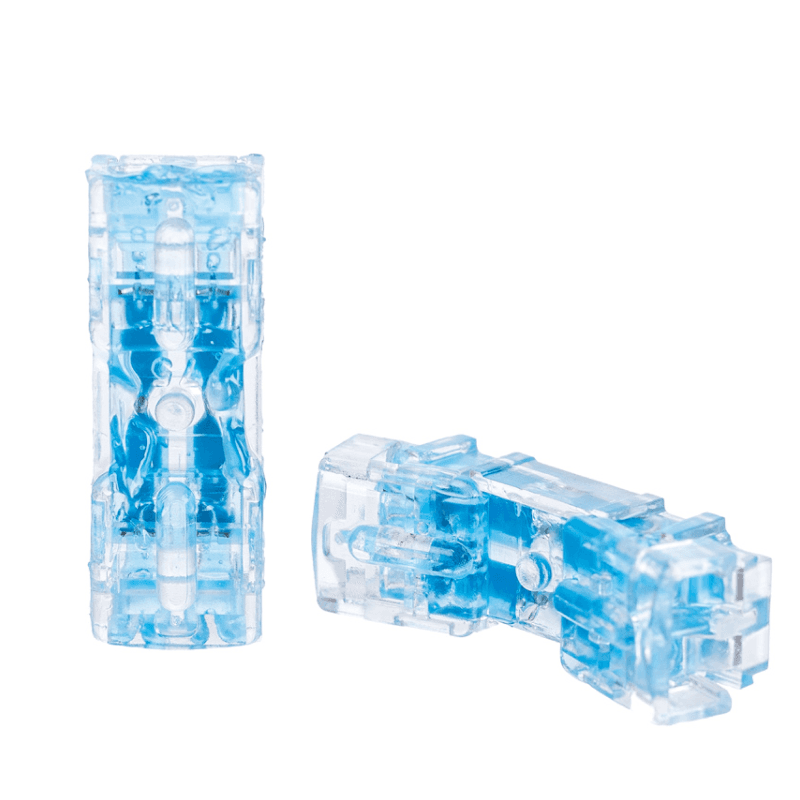 Зажим соединительный Maxicord 21-26AWG (0,4-0,7мм), голубой, упаковка 50 штук