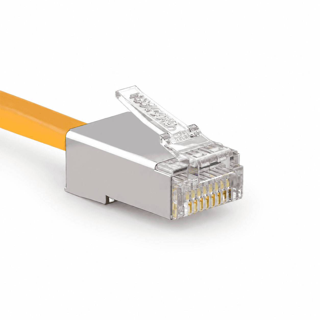 Коннектор Maxicord RJ-45(8P8C) под витую пару, категория 5e, универсальный (для одножильного и многожильного кабеля), экранированный, упаковка 100 штук — изображение 2