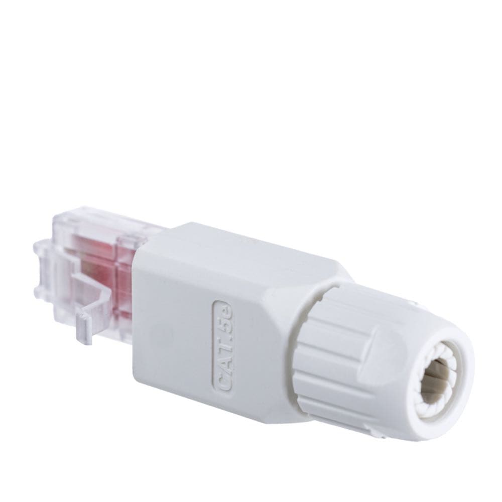 Полевой коннектор Maxicord с фиксатором кабеля RJ-45(8P8C) кат.5e универсальный, 50 шт — изображение 2