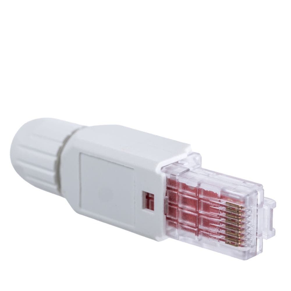 Полевой коннектор Maxicord с фиксатором кабеля RJ-45(8P8C) кат.5e универсальный, 50 шт — изображение 3
