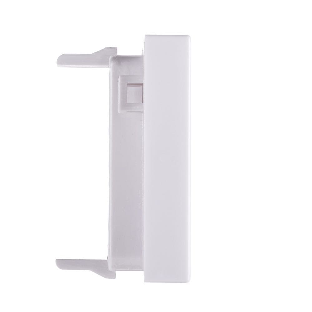 Вставка Maxicord 45х45мм Mosaic для 1 модуля Keystone Jack (RJ-45/11), белая — изображение 3