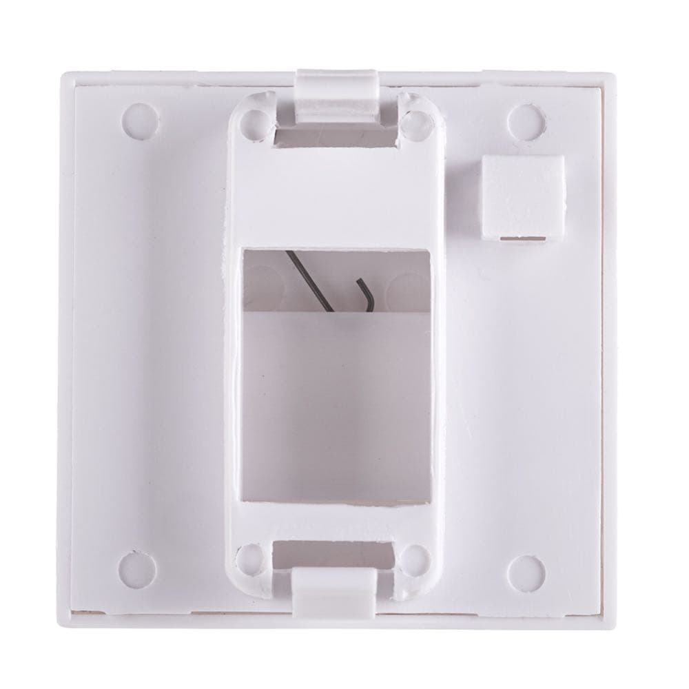 Вставка Maxicord 45х45мм Mosaic для 1 модуля Keystone Jack (RJ-45/11), белая — изображение 4