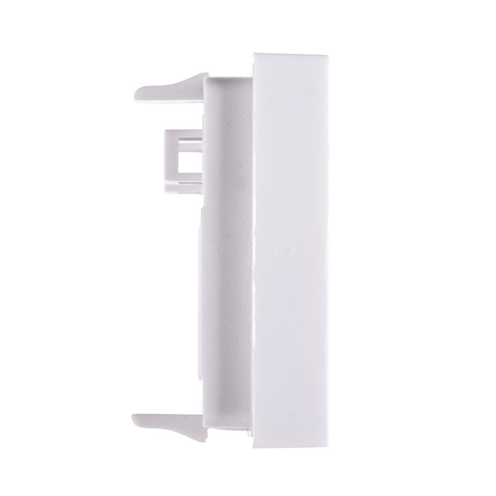 Вставка Maxicord 45х45мм Mosaic для 2 модулей Keystone Jack (RJ-45/11), белая — изображение 3