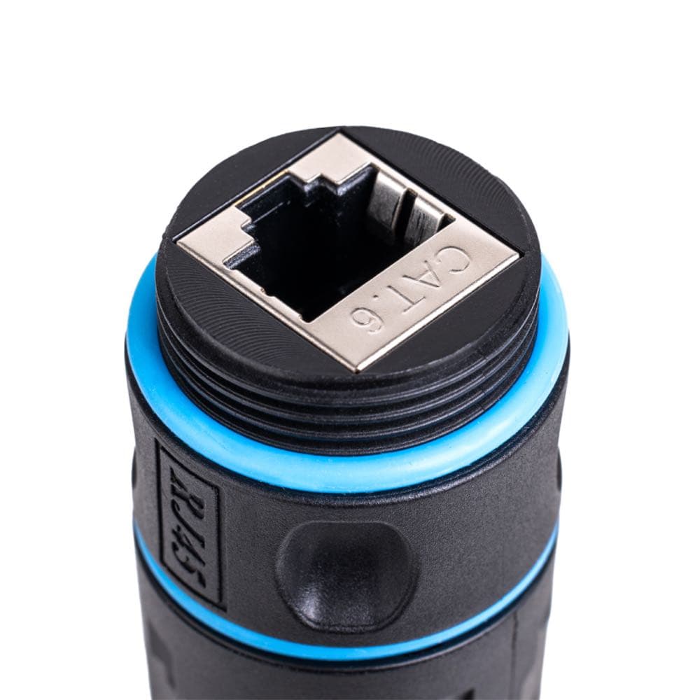 Соединительный модуль Maxicord экранированный IP68 герметичный RJ45-RJ45(8P8C) кат.6, черный — изображение 2