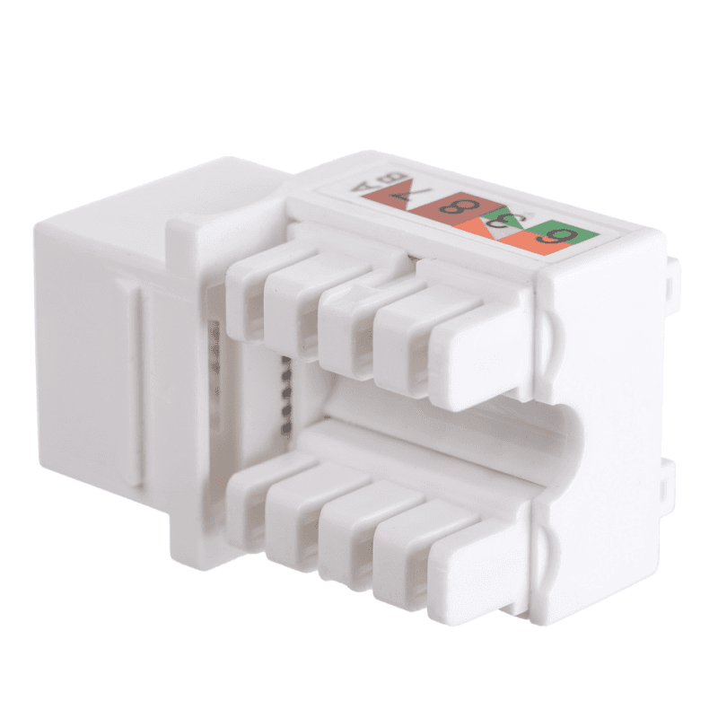 Модуль Maxicord Keystone Jack, категория 5е, UTP, 110 IDC, 90 градусов, белый — изображение 4