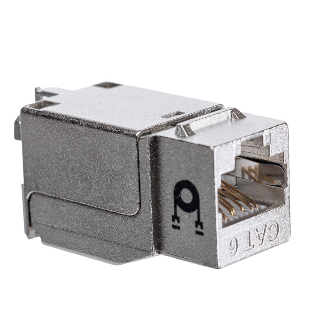 Модуль Maxicord Keystone Jack RJ-45(8P8C) кат.6 FTP DUAL IDC 90 градусов Toolless, белый — изображение 2