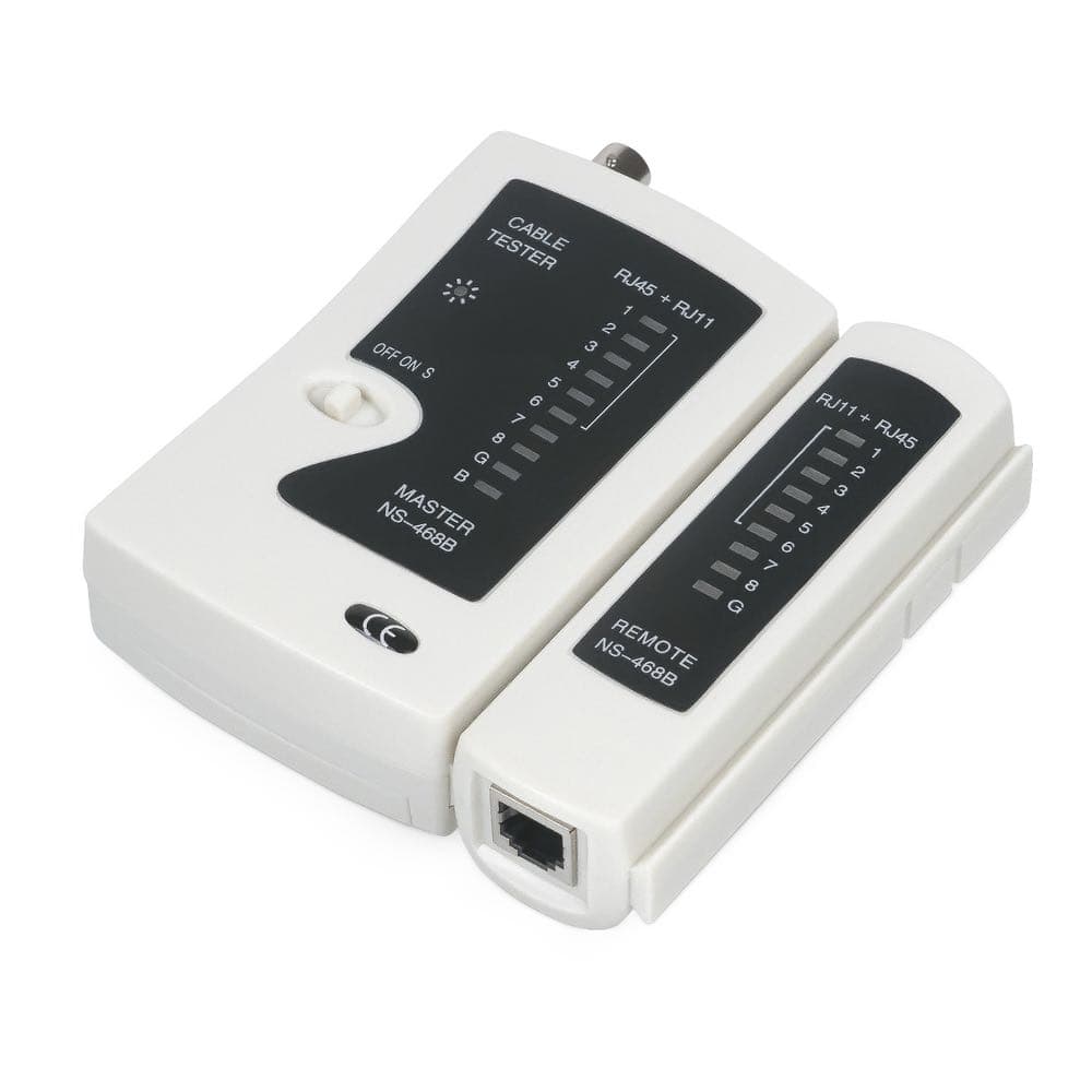 Кабельный тестер Maxicord RJ-45/11/12, BNC с чехлом из кожзаменителя