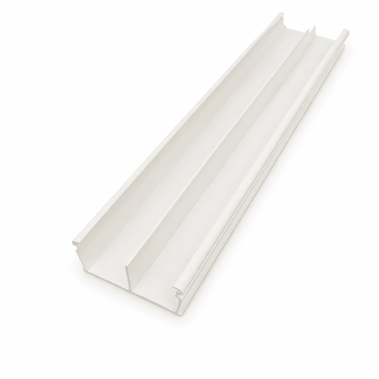 040011S Кабельный канал 40х20х2000мм с перегородкой (белый)