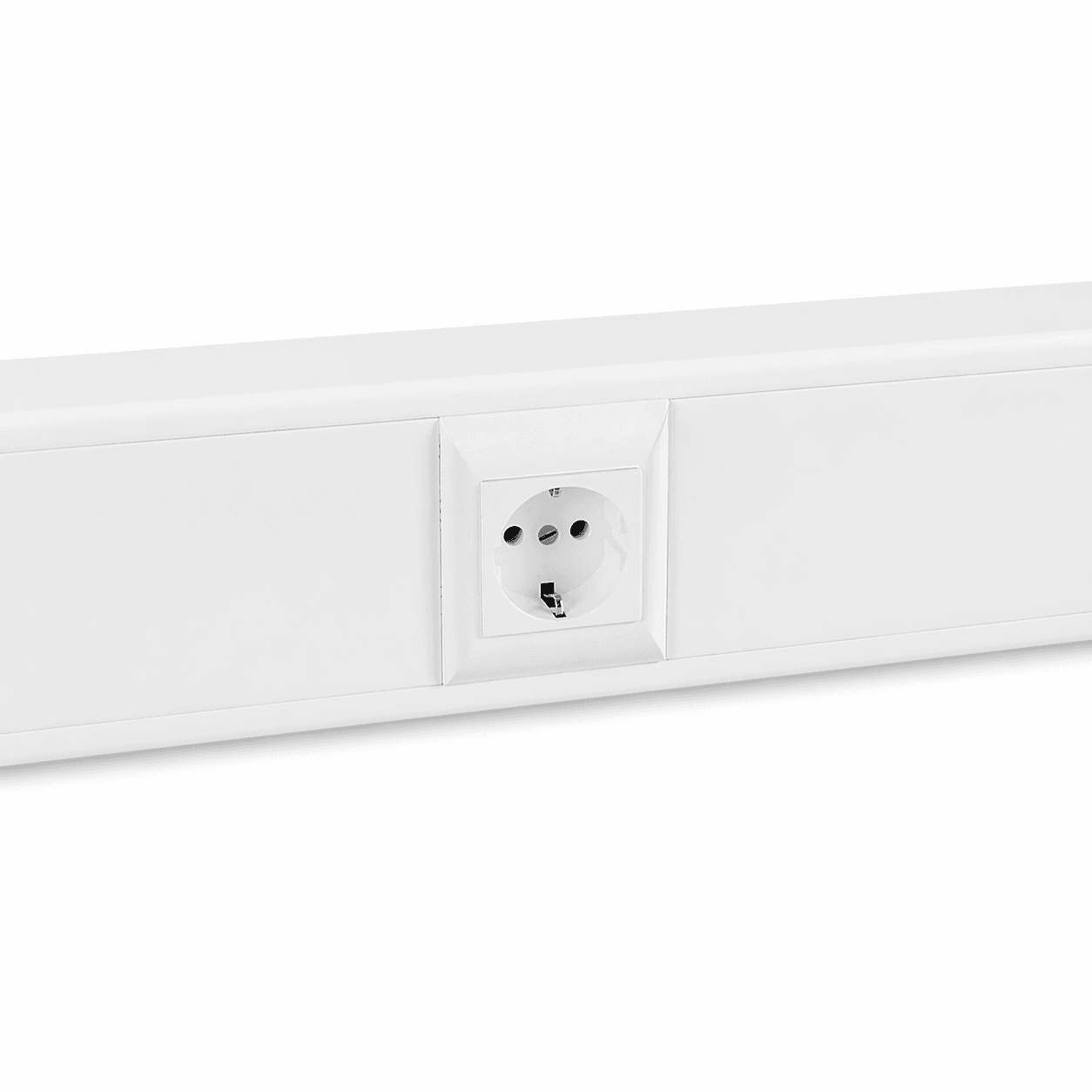 100007S Суппорт с рамкой на 1 пост (45х45) в профиль для кабельных каналов 100х50, 105х50