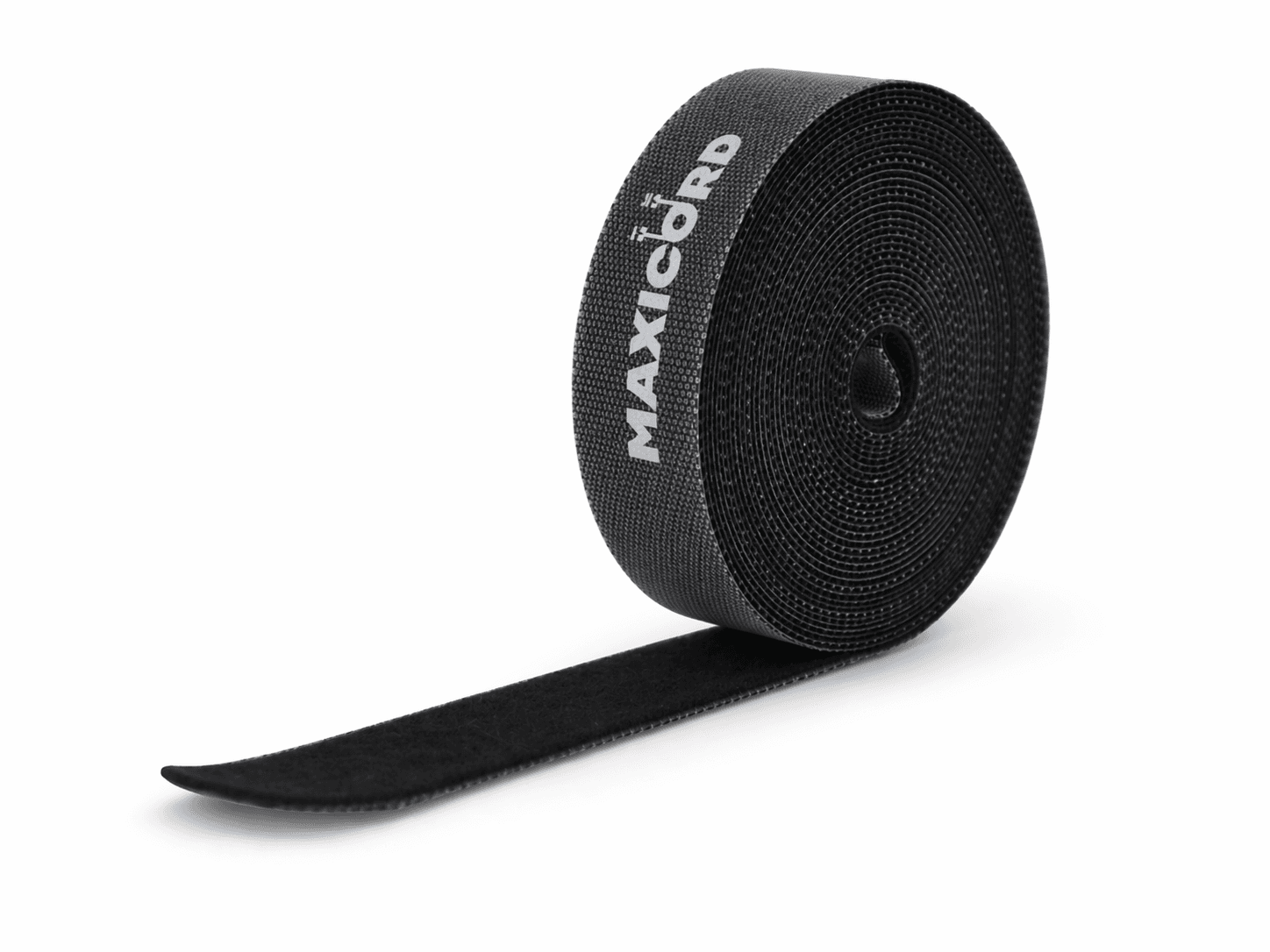 Лента-липучка Maxicord 20мм в рулоне 5м, черная