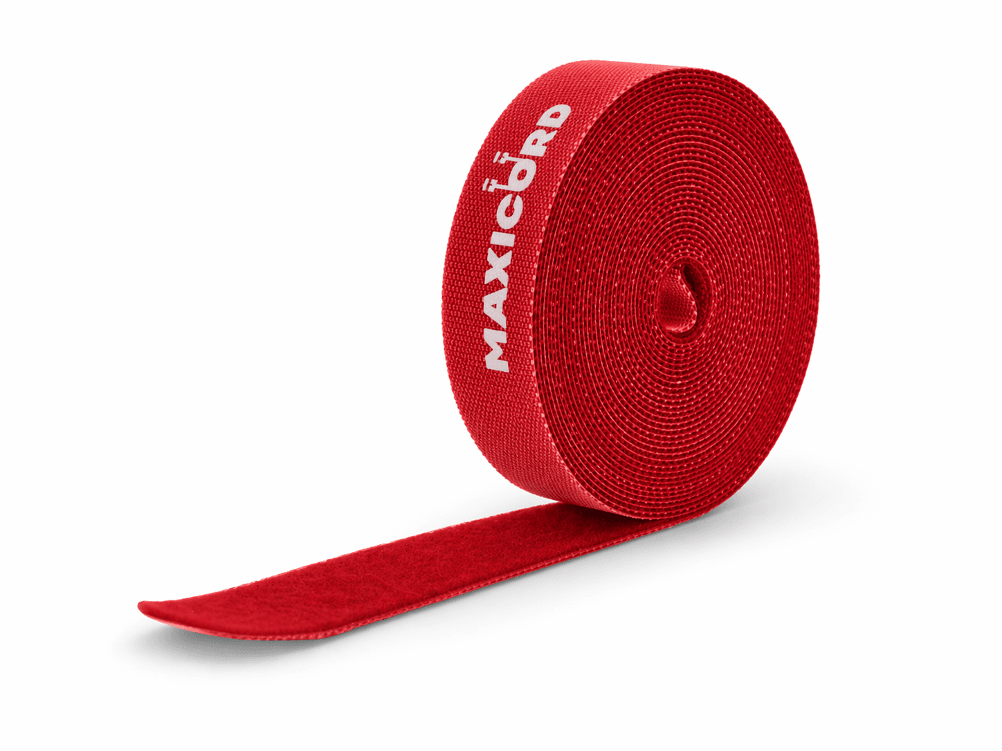 Лента-липучка Maxicord 20мм в рулоне 5м, красная
